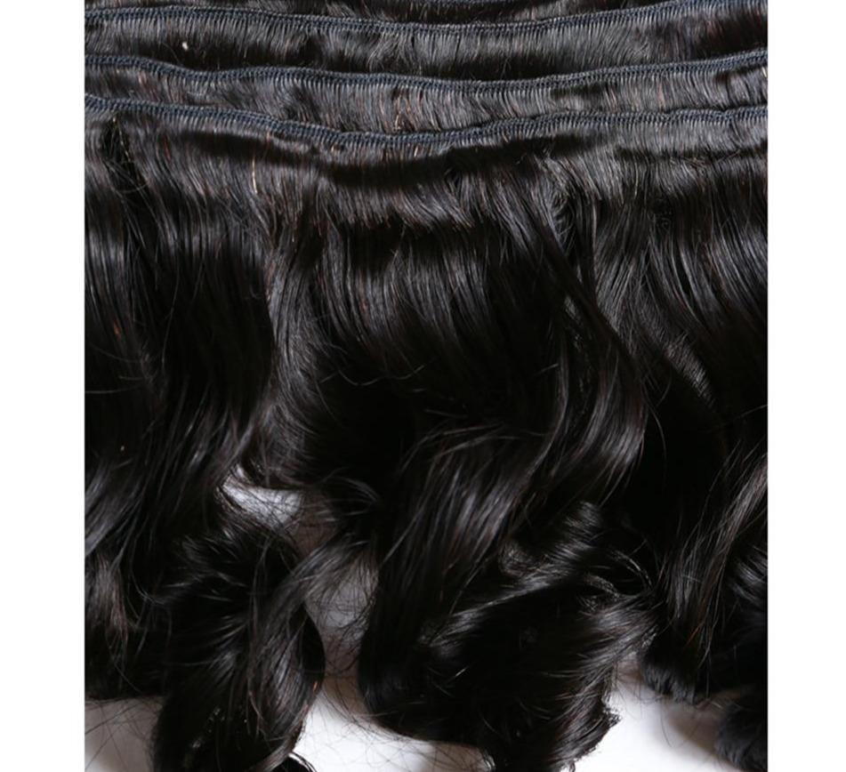 Loose Wave 10A Grade 3/4 bundles with 4x4 Closures & 13x4 Frontal - GlamAura