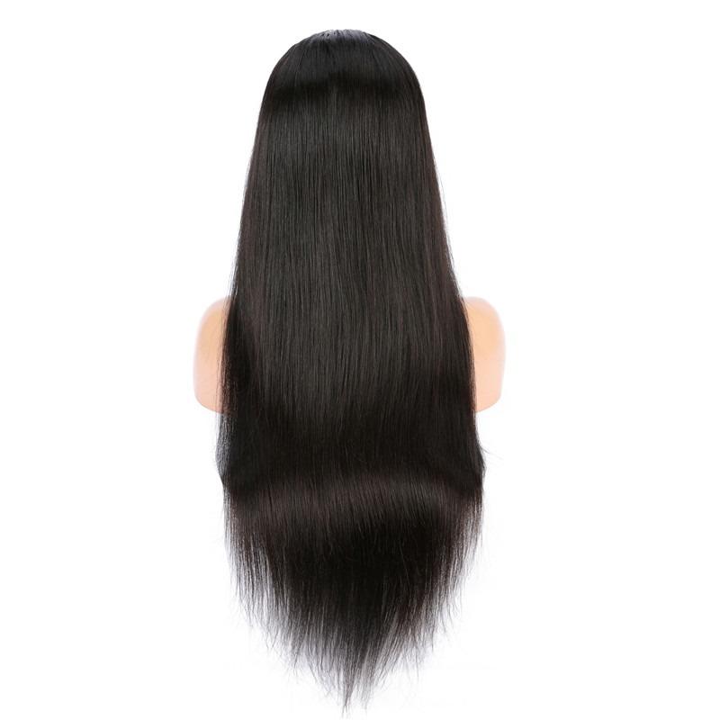 Straight Hair 13x6 Transparent Lace Frontal Brazilian Human Hair Wigs - GlamAura