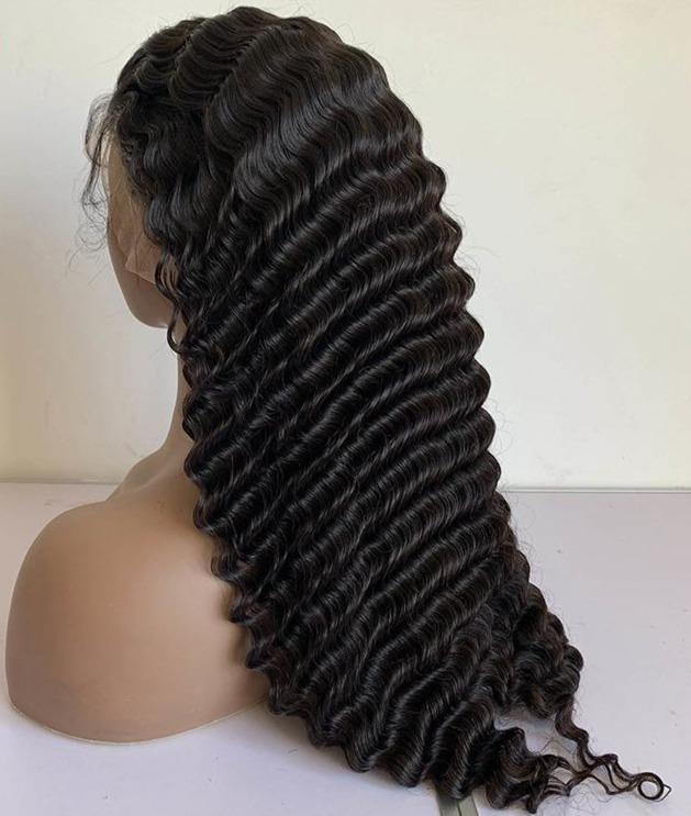 13x1x4 Loose Deep Wave 13x1x6 T part Lace Transparent Human Hair Wigs - GlamAura