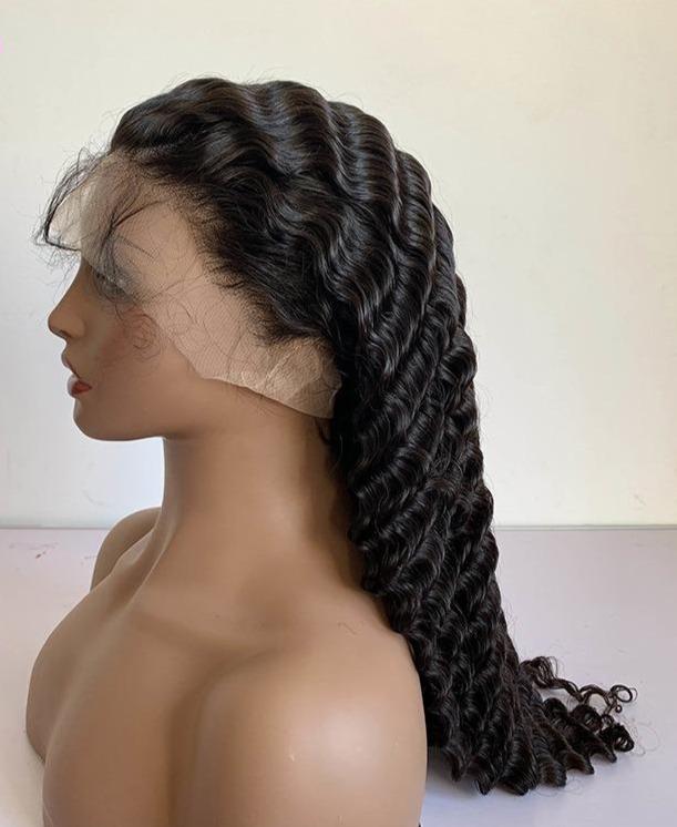 13x1x4 Loose Deep Wave 13x1x6 T part Lace Transparent Human Hair Wigs - GlamAura