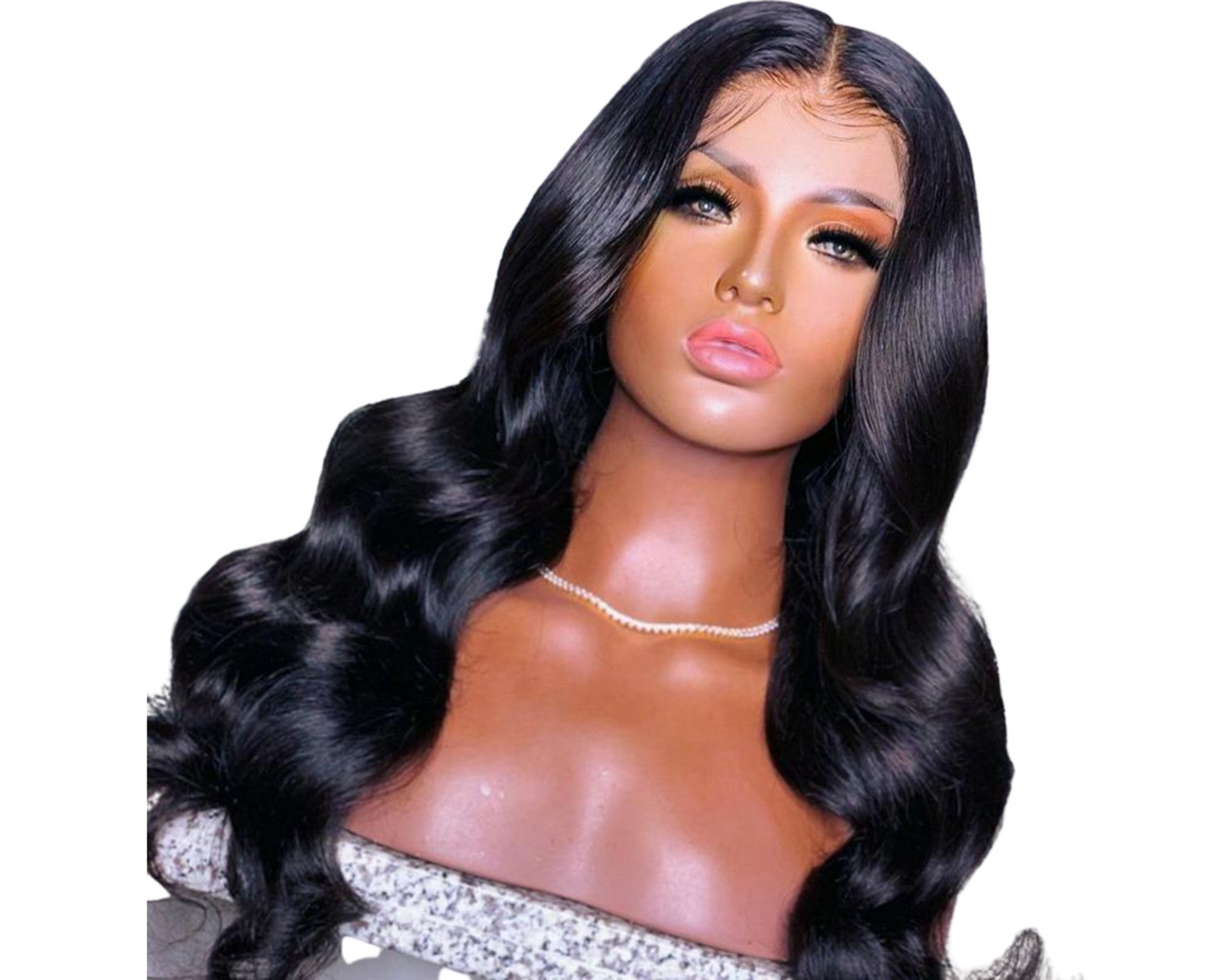 180% Density Full 4x4 Closure Wig Transparent Lace Front Body Wave Hum - GlamAura