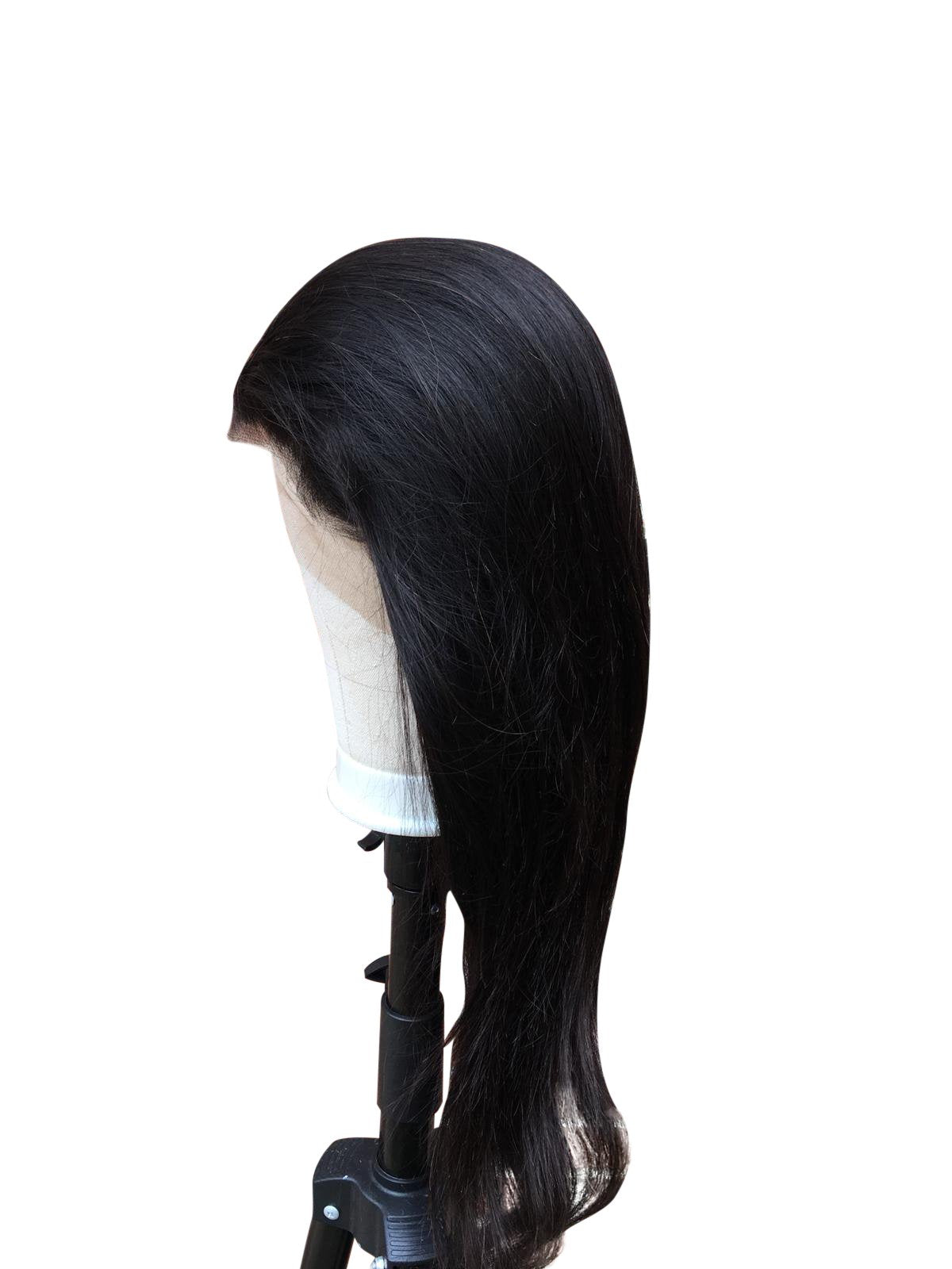 180% Density Full 2x6 Transparent Lace Front Straight Human Hair Wigs - GlamAura