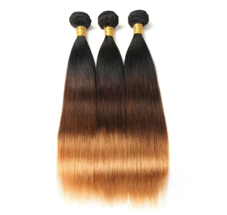 10A Grade #1B/4/30 Straight #1B/4/27 BUNDLES with 4x4 CLOSURES & 13x4 - GlamAura