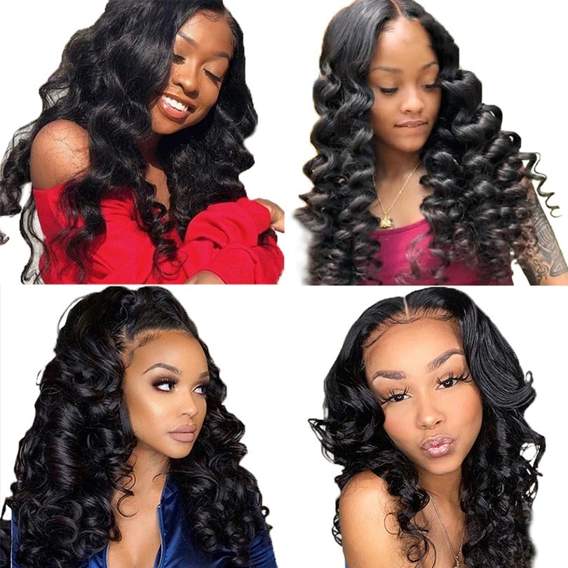 Loose Wave Human Hair i Tip Microlinks Bulk Braiding Human Hair Bundle - GlamAura