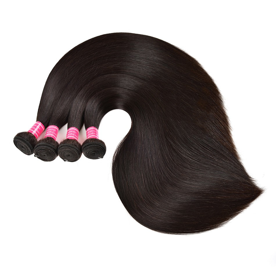 Wholesale 5/6/10/12 Bundles Brazilian Straight Hair 10A Grade Human Ha - GlamAura