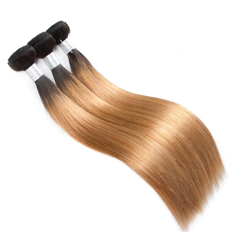 BeuMax 1B/27 Straight Hair BUNDLES with CLOSURES & FRONTALS - GlamAura
