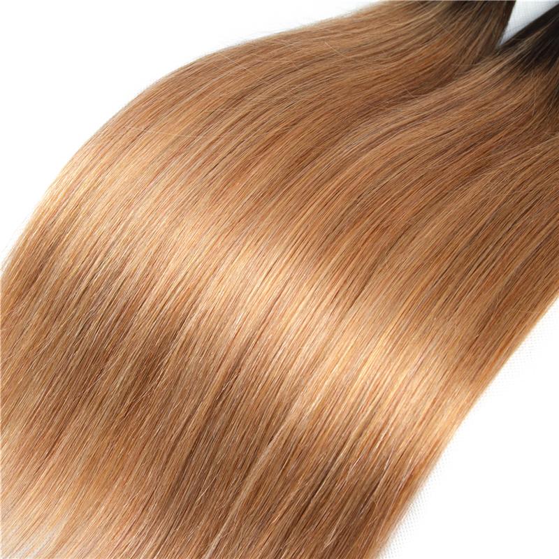 BeuMax 1B/27 Straight Hair BUNDLES with CLOSURES & FRONTALS - GlamAura