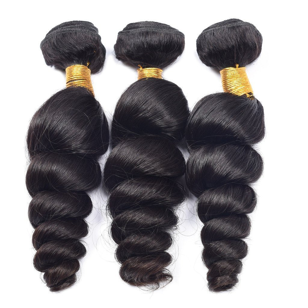 Wholesale Brazilian Loose Wave 5/6/10/12 Bundles 10A Grade Human Hair - GlamAura