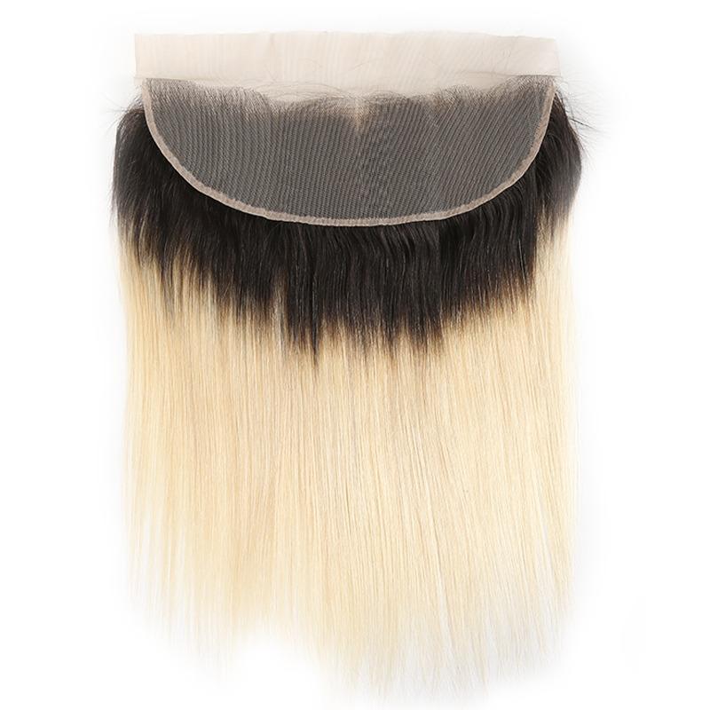 Brazilian Blonde 10A Grade #1B/613 Straight BUNDLES with CLOSURES & FR - GlamAura