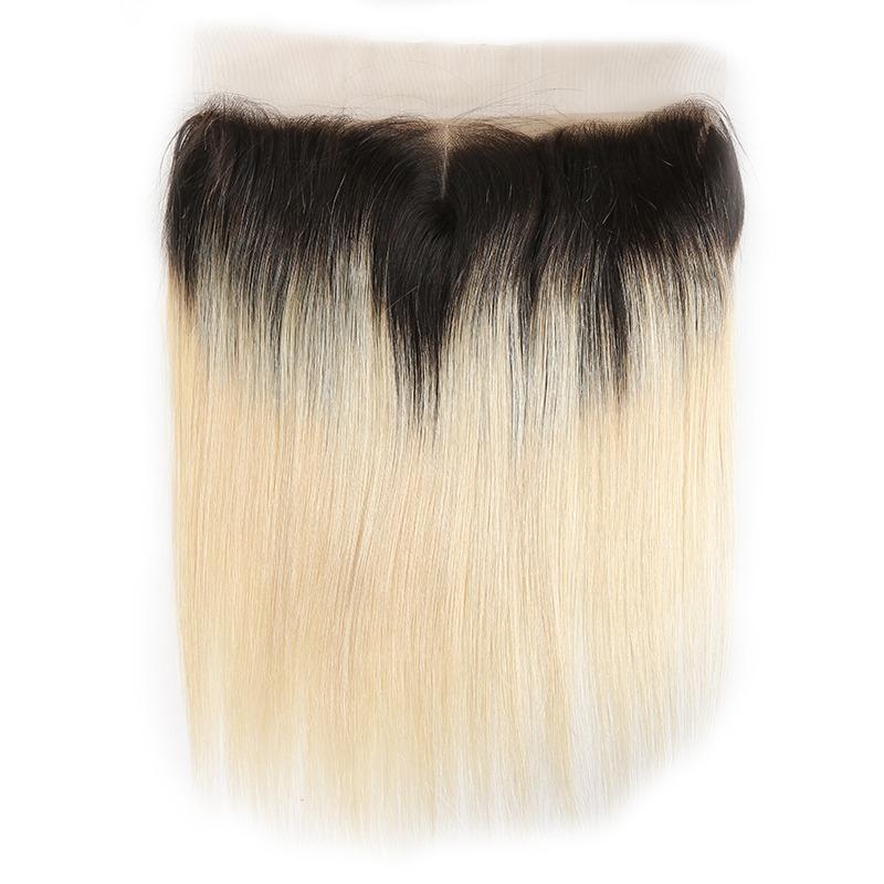 Brazilian Blonde 10A Grade #1B/613 Straight BUNDLES with CLOSURES & FR - GlamAura