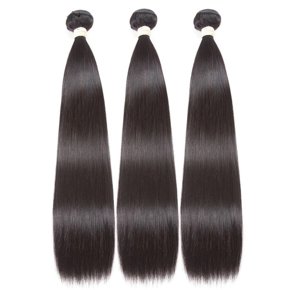 BeuMax 10A Grade 3/4 Straight Hair Bundles with 2x6 Closure Brazilian - GlamAura