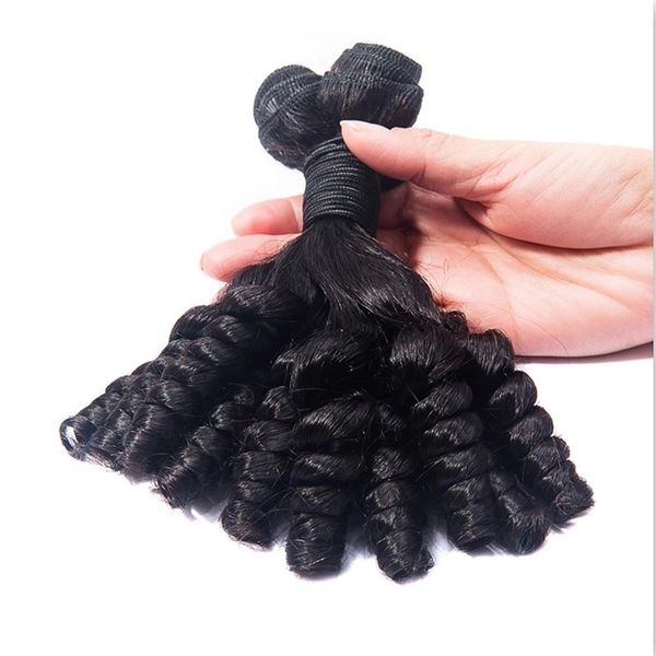 10A Grade Brazilian 3/4 Funmi Hair Human Hair bundles with 4x4 Closure - GlamAura