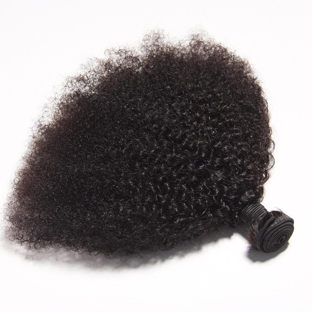 BeuMax 10A Grade 3/4 Afro Kinky Curly bundles with 13x4 Frontal - GlamAura
