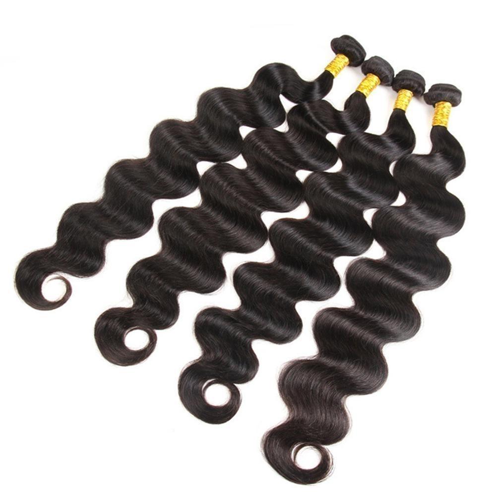 BeuMax 10A Grade 3/4 Body Wave bundles with 13x4 Frontal - GlamAura