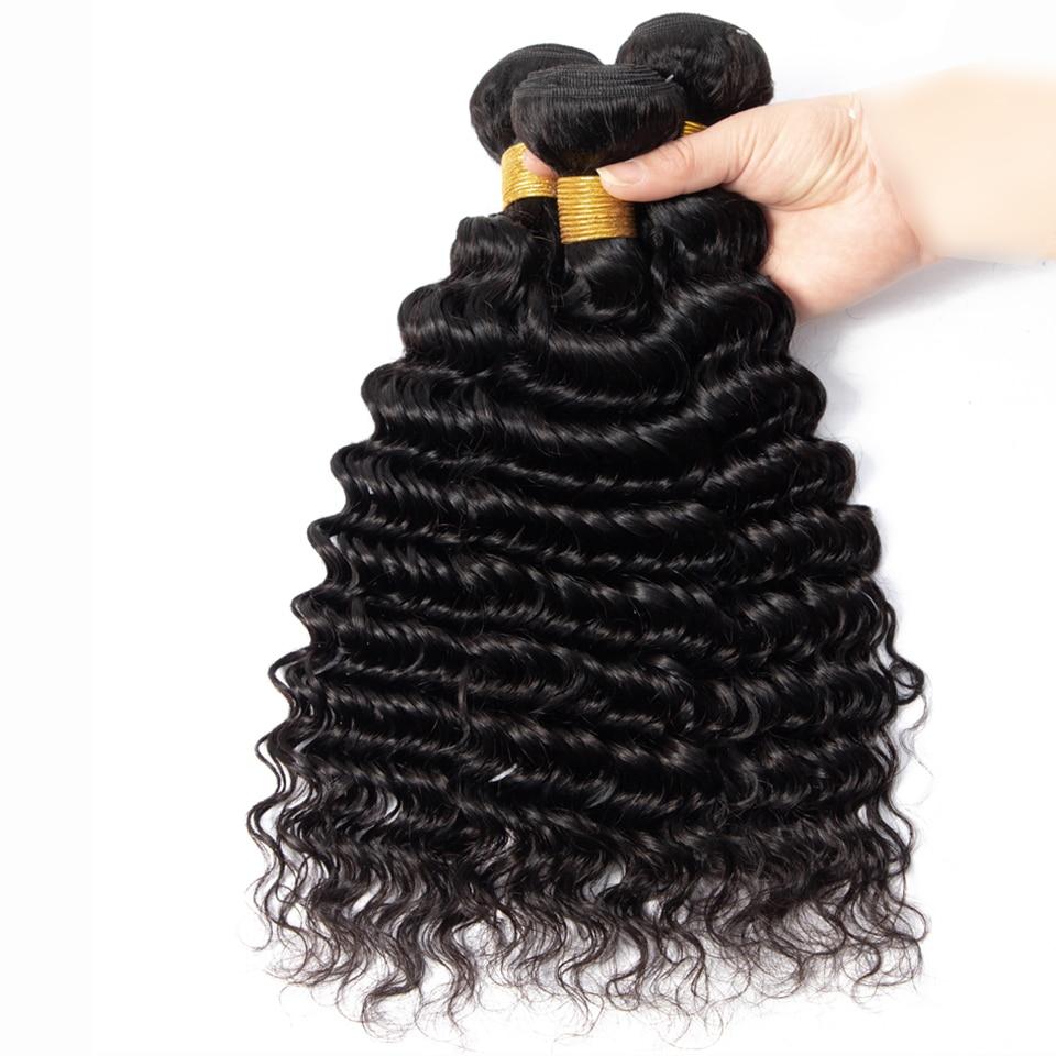 BeuMax 10A Grade 3/4 Deep Wave bundles with 13x4 Frontal - GlamAura
