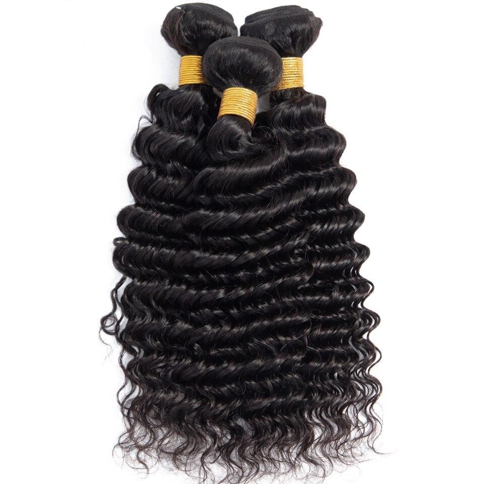 BeuMax 10A Grade 3/4 Deep Wave bundles with 13x4 Frontal - GlamAura