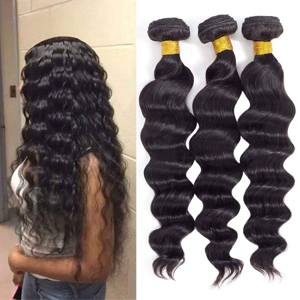 BeuMax 10A Grade 3/4 loose body wave bundles with 13x4 Frontal - GlamAura