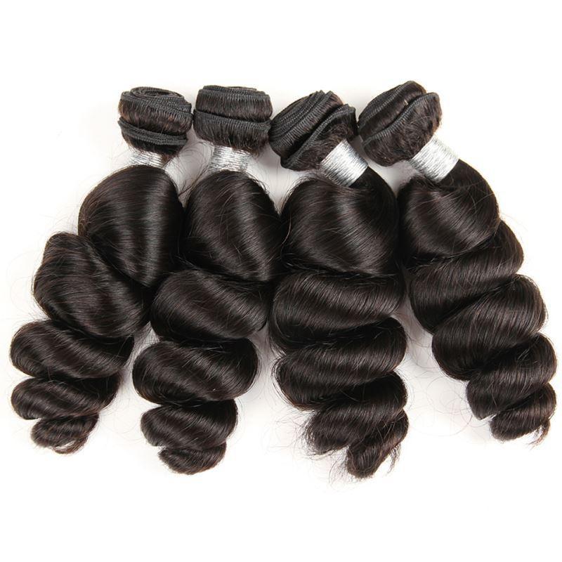 BeuMax 10A Grade 3/4 Loose Wave bundles with 13x4 Frontal - GlamAura