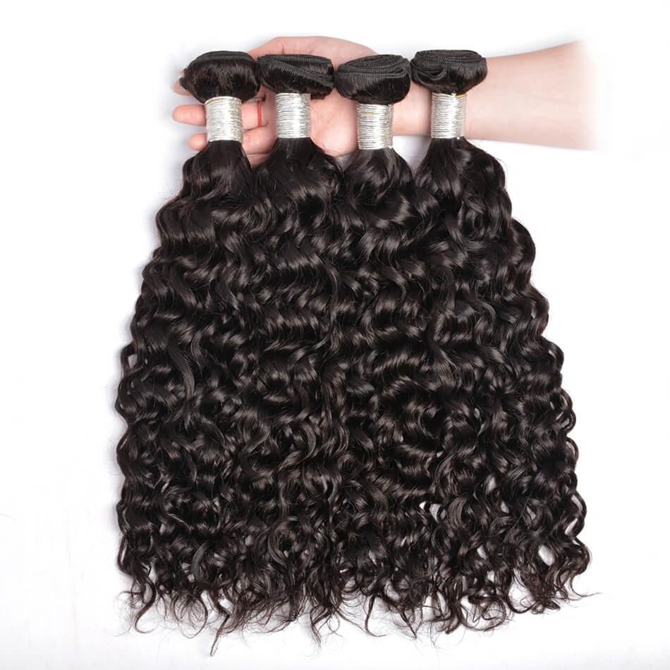 10A Grade 1/3/4 Jerry Curl Weave Brazilian Human Hair Extension Bundle - GlamAura