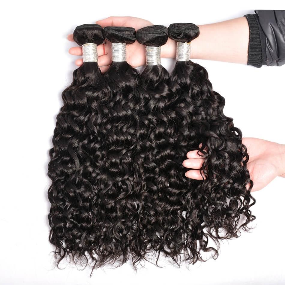 10A Grade 1/3/4 Jerry Curl Weave Brazilian Human Hair Extension Bundle - GlamAura