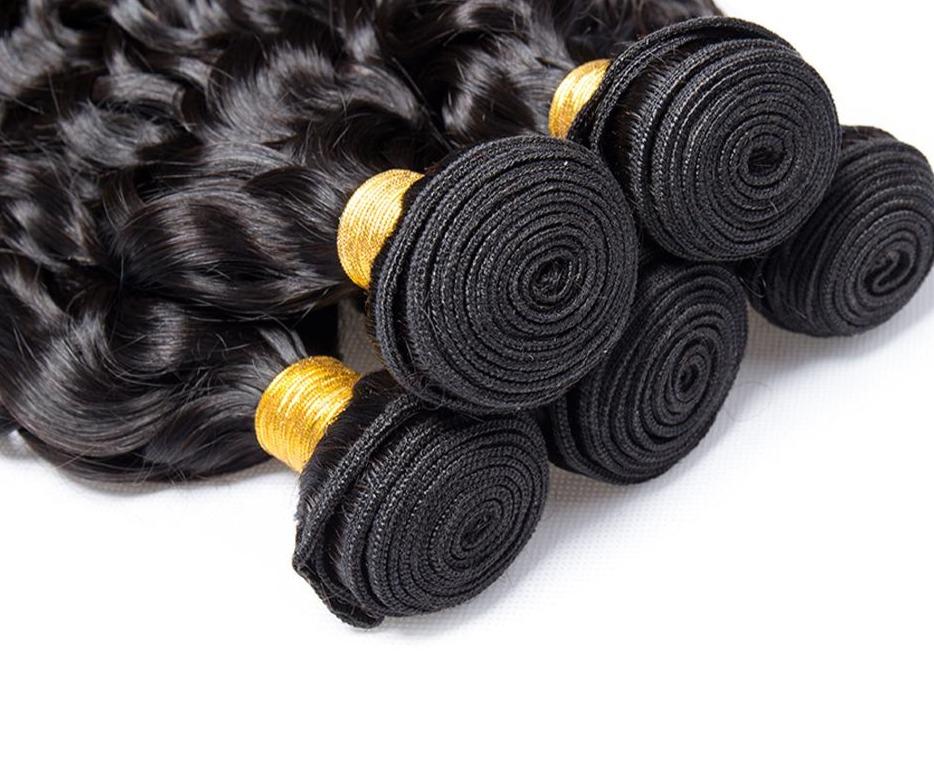10A Grade 1/3/4 Jerry Curl Weave Brazilian Human Hair Extension Bundle - GlamAura
