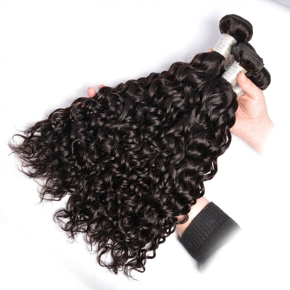 10A Grade 1/3/4 Jerry Curl Weave Brazilian Human Hair Extension Bundle - GlamAura