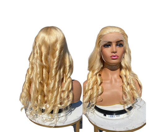 Loose Wave 613 Transparent Lace 13x4 Frontal Wig 4x4 Closure Wig 13x6x - GlamAura