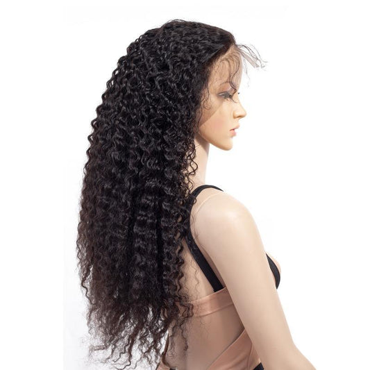 Beumax 13x6 Jerry Curl Lace Frontal Human Hair Wigs - GlamAura