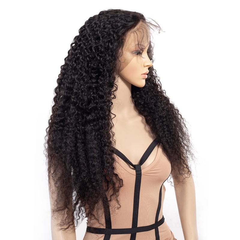 Beumax 13x6 Jerry Curl Lace Frontal Human Hair Wigs - GlamAura