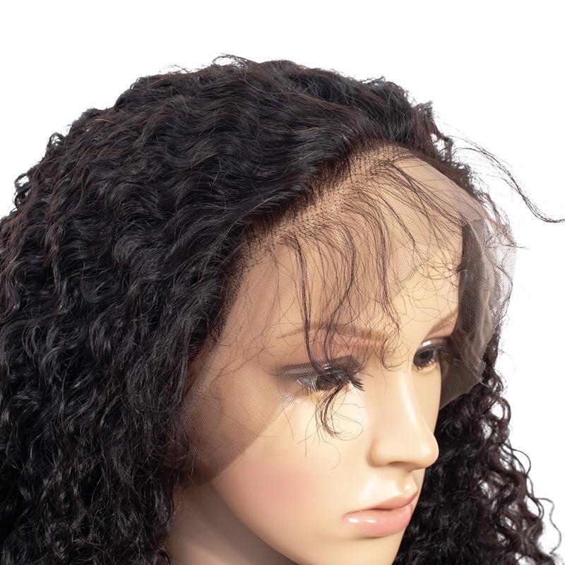 Beumax 13x6 Jerry Curl Lace Frontal Human Hair Wigs - GlamAura