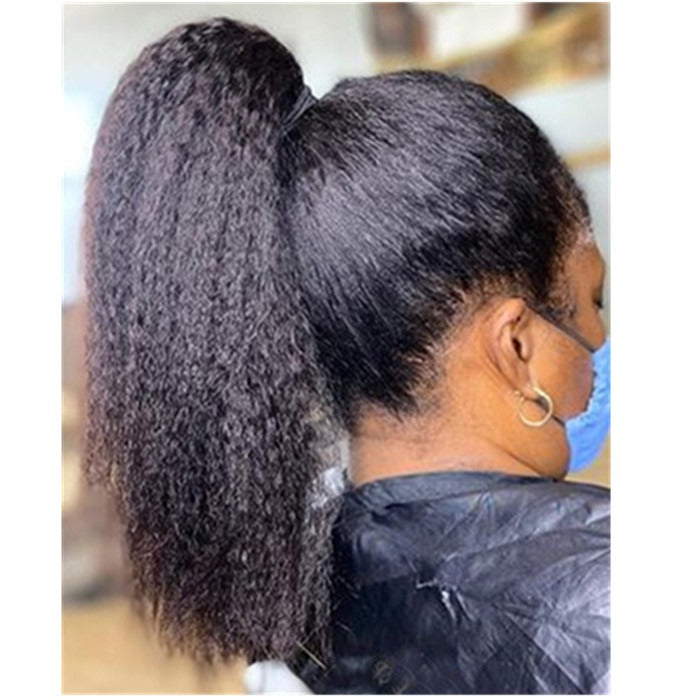 Kinky Straight I Tip Microlinks Braiding Human Hair Extensions 100% Vi - GlamAura