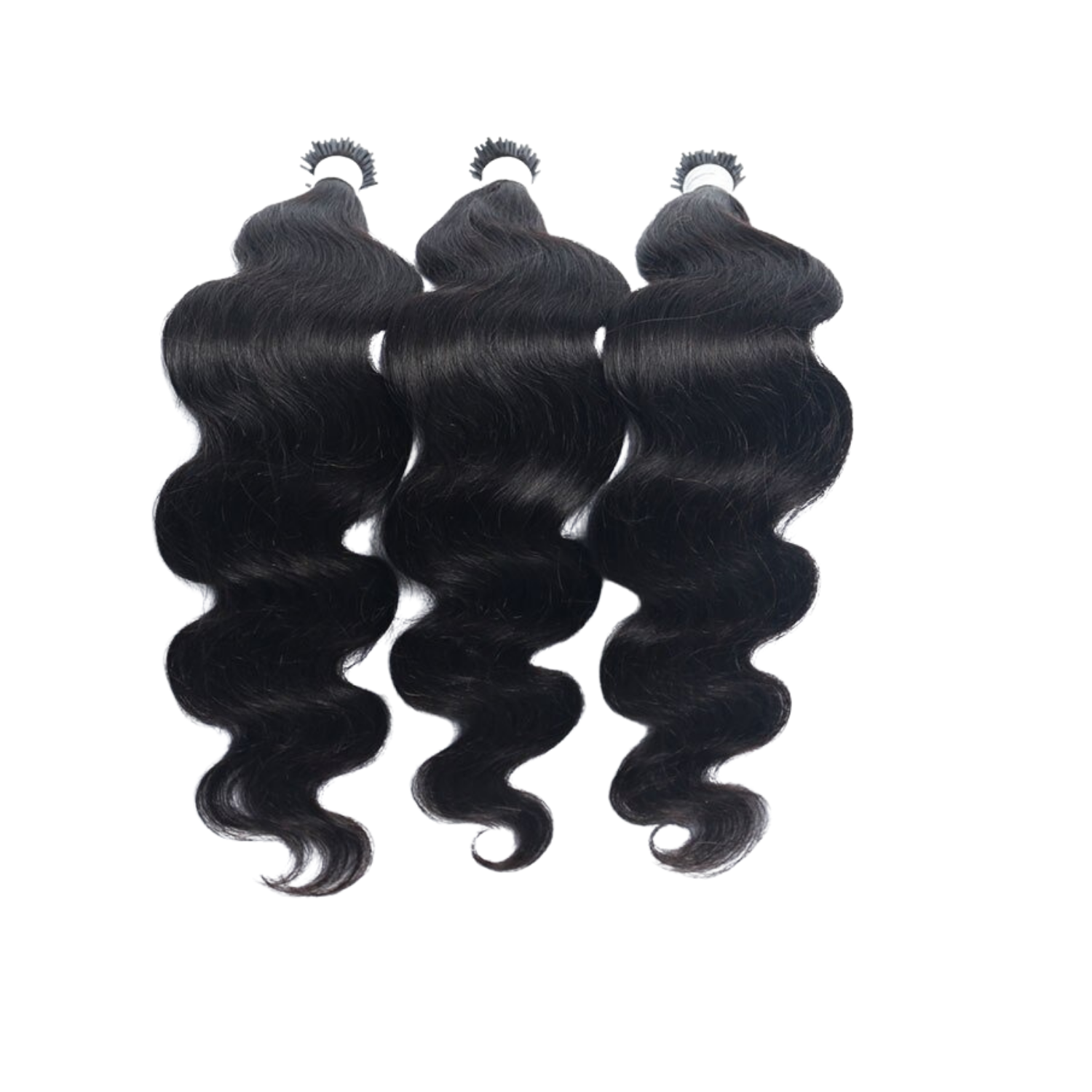 Body Wave Human Hair i Tip Microlinks Bulk Braiding Human Hair Bundles - GlamAura