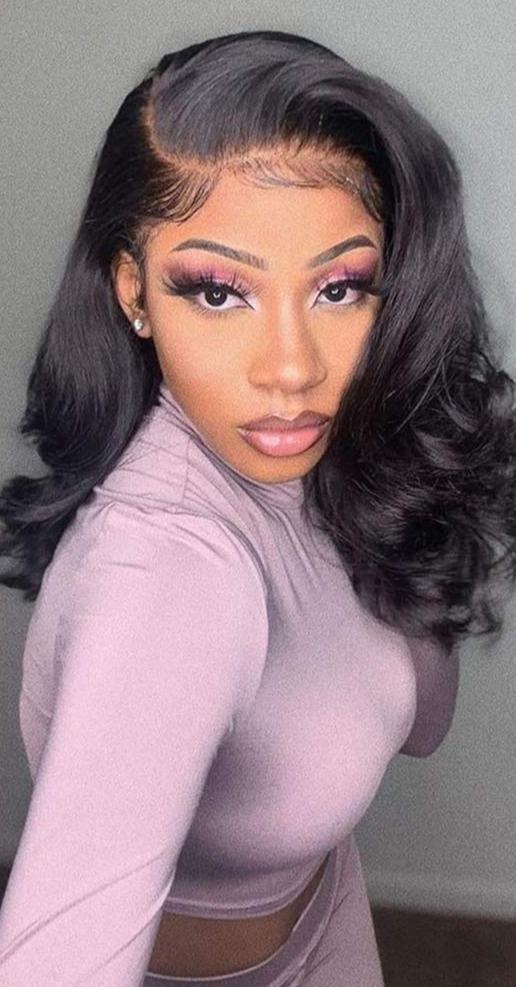 10A Grade Body Wave 3/4 Human Hair Bundles with 4x4 Closure 13x4 front - GlamAura