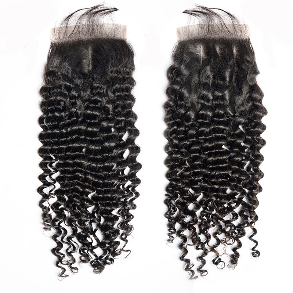 BeuMax 10A Grade 3/4 Deep Wave  Bundles with 4x4 Closure Brazilian - GlamAura