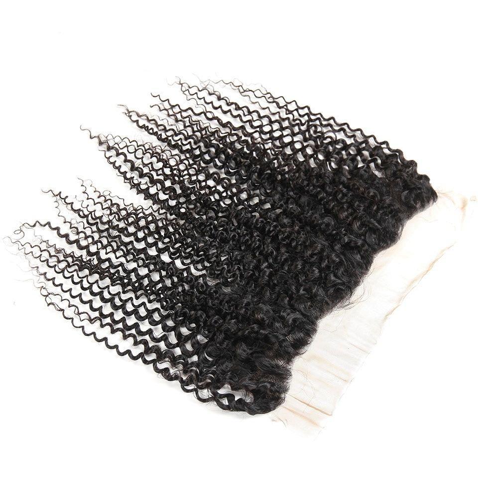 10A Grade 3/4 Kinky Curly Human Hair bundles with 4x4 Closures & 13x4 - GlamAura