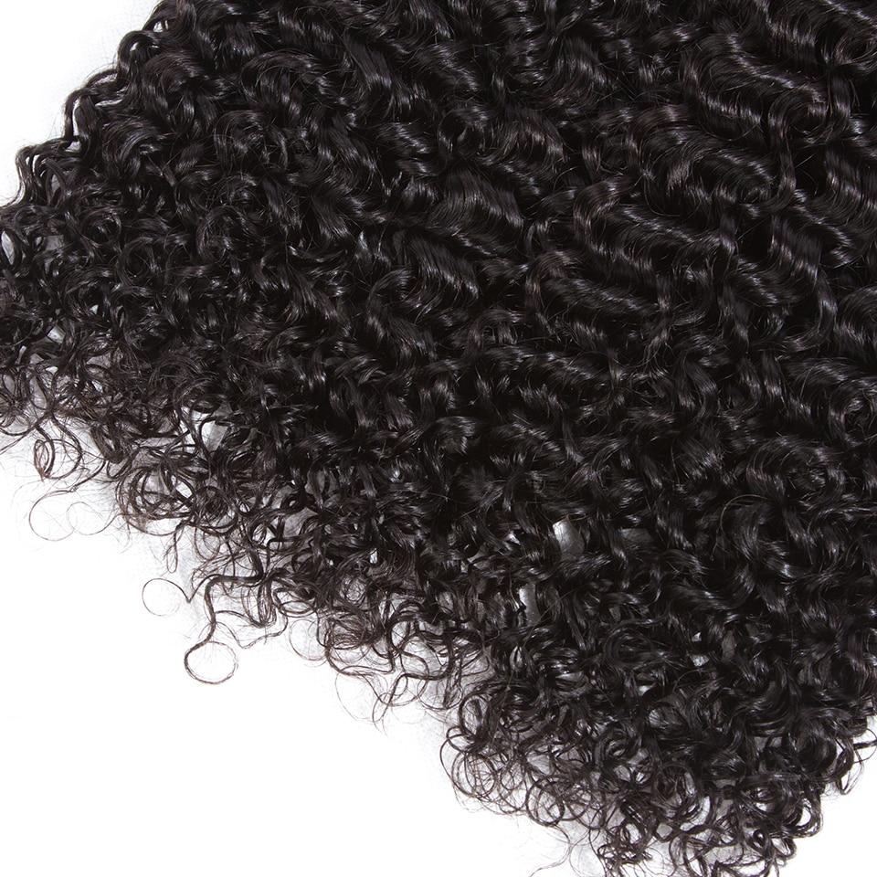 10A Grade 3/4 Kinky Curly Human Hair bundles with 4x4 Closures & 13x4 - GlamAura