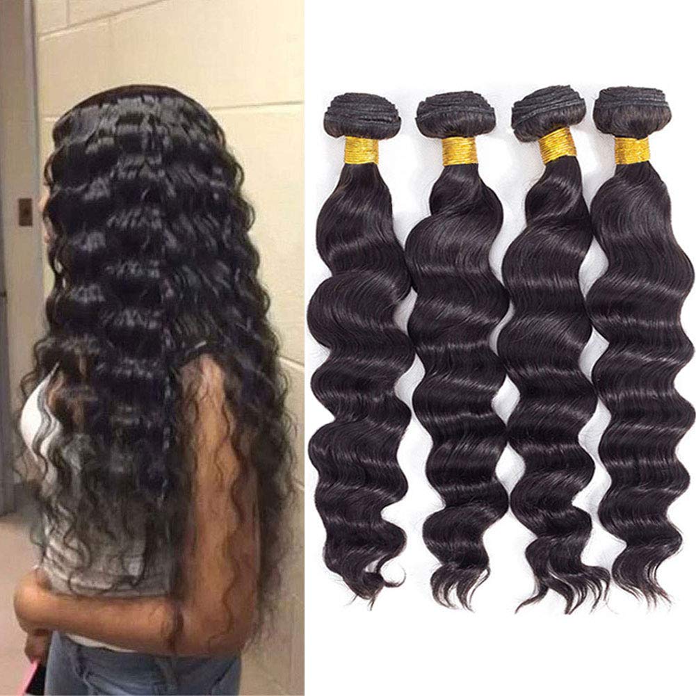 10A Grade 3/4 Loose Body Wave bundles with 4x4 Closures &13x4 Frontal - GlamAura
