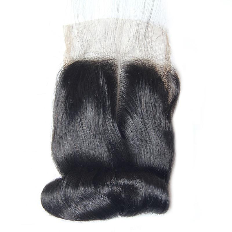 10A Grade Brazilian Egg Curl Fumi Human Hair Bundles With 4x4 Closure - GlamAura