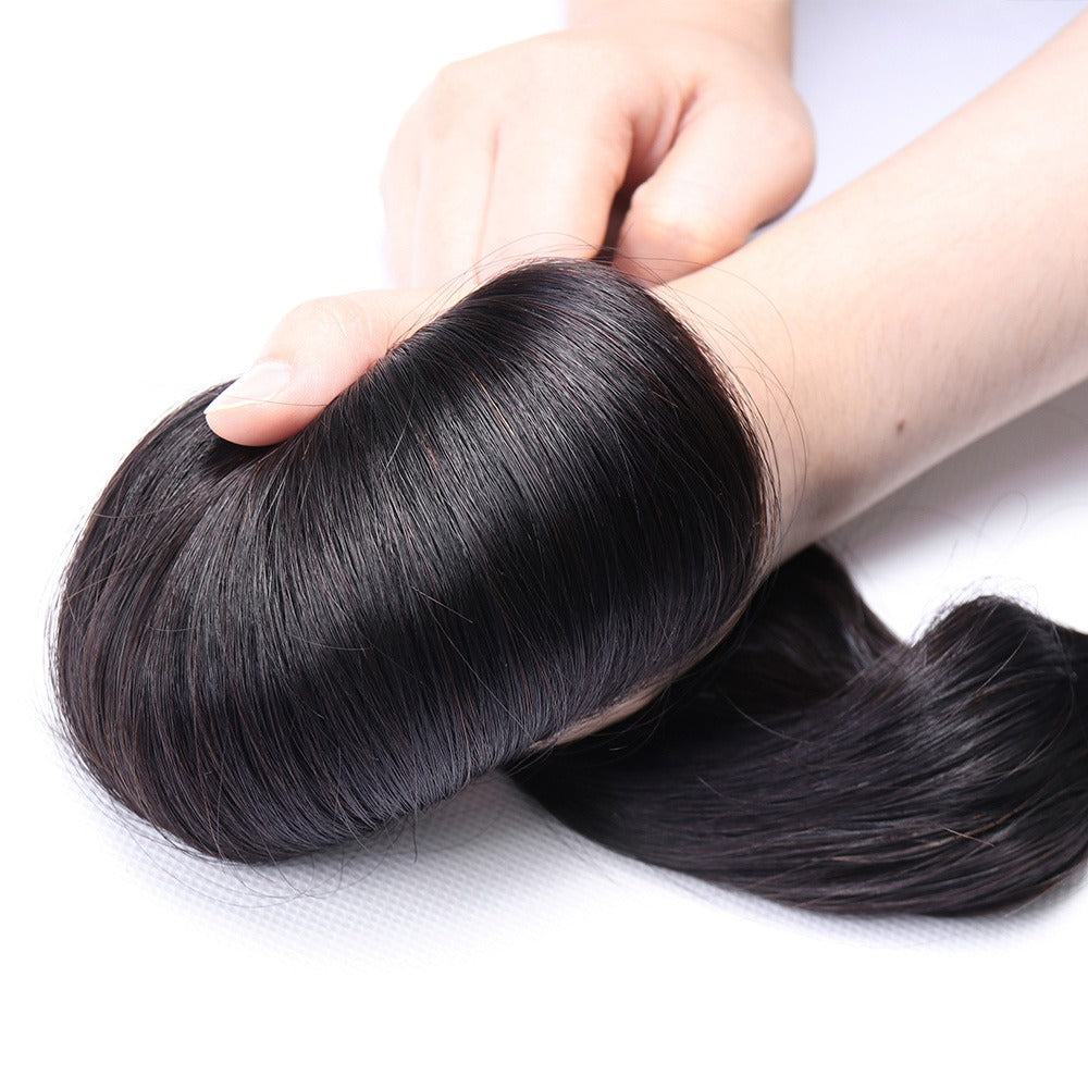 10A Grade Brazilian Egg Curl Fumi Human Hair Bundles With 4x4 Closure - GlamAura