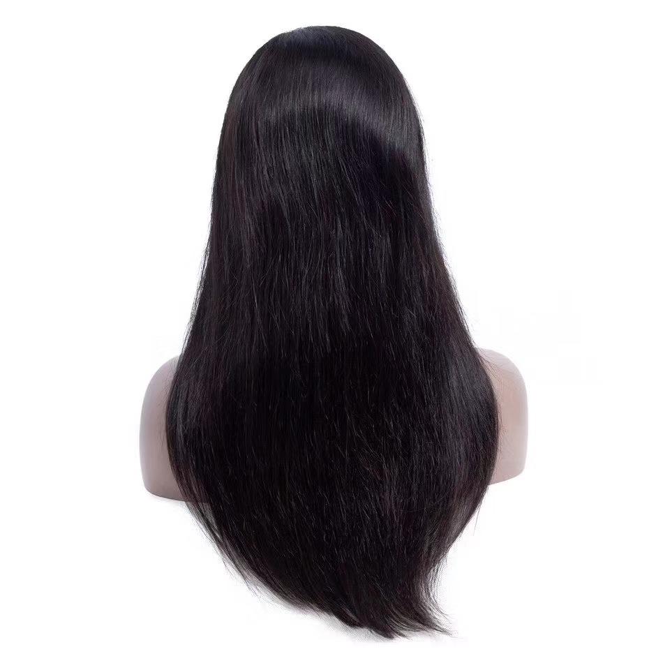 Straight Hair 13x6 Transparent Lace Frontal Brazilian Human Hair Wigs - GlamAura