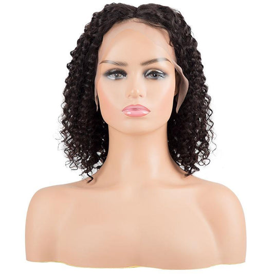 13x4 Deep Wave 13x6 Short Bob frontal 4x4 Lace 5x5 Closure Human Hair - GlamAura