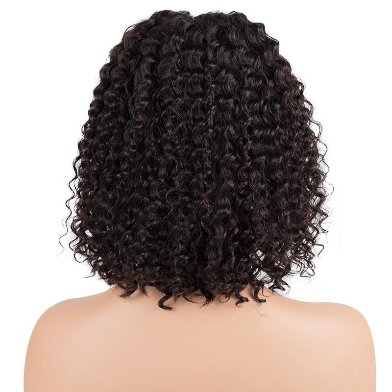 13x4 Deep Wave 13x6 Short Bob frontal 4x4 Lace 5x5 Closure Human Hair - GlamAura