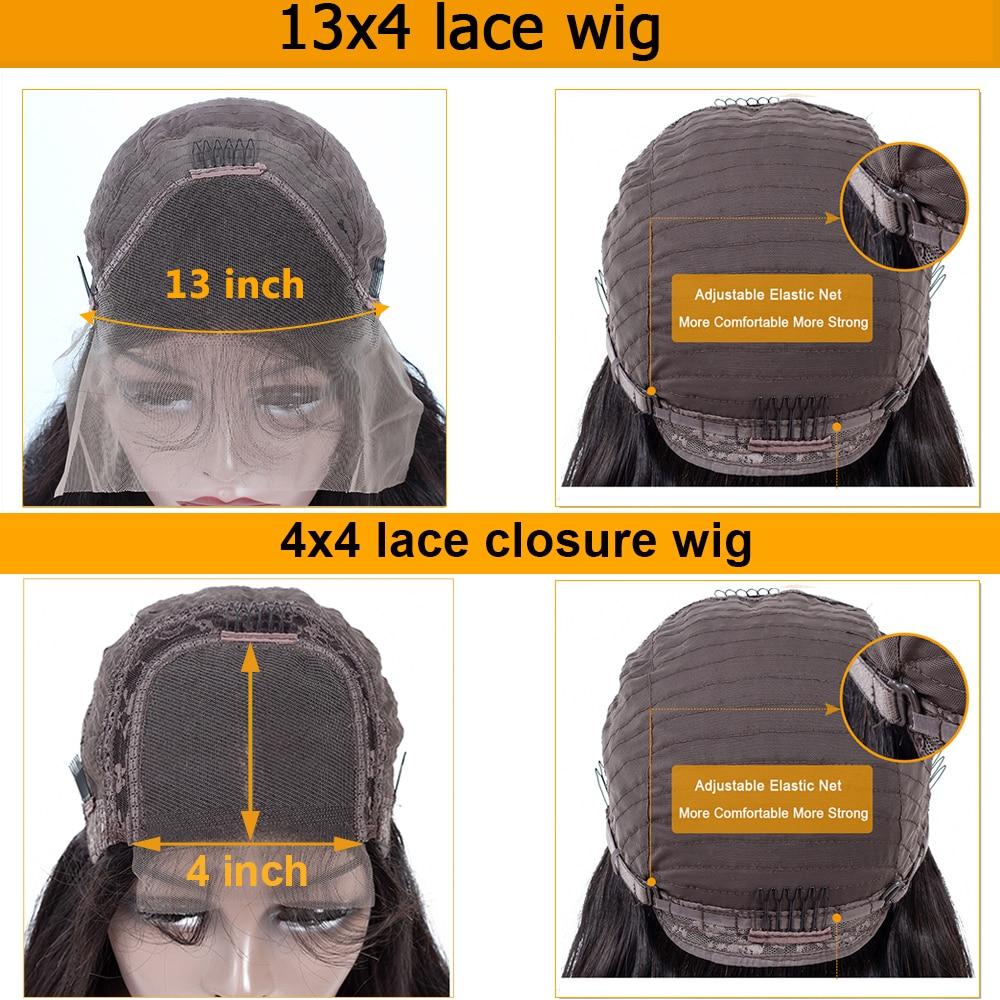 13x4 Deep Wave 13x6 Short Bob frontal 4x4 Lace 5x5 Closure Human Hair - GlamAura