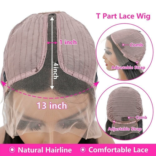 13x4 Deep Wave 13x6 Short Bob frontal 4x4 Lace 5x5 Closure Human Hair - GlamAura