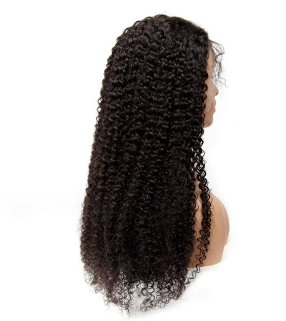 13x1x4 Kinky Curly 13x1x6 T part Lace Transparent Human Hair Wigs 180% - GlamAura