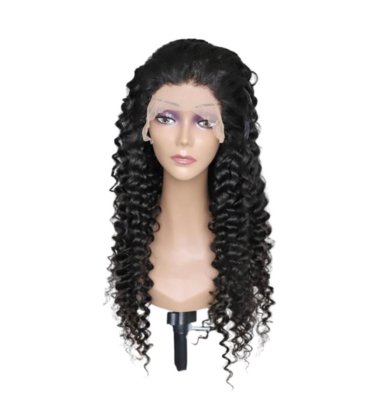 13x1x4 Loose Deep Wave 13x1x6 T part Lace Transparent Human Hair Wigs - GlamAura