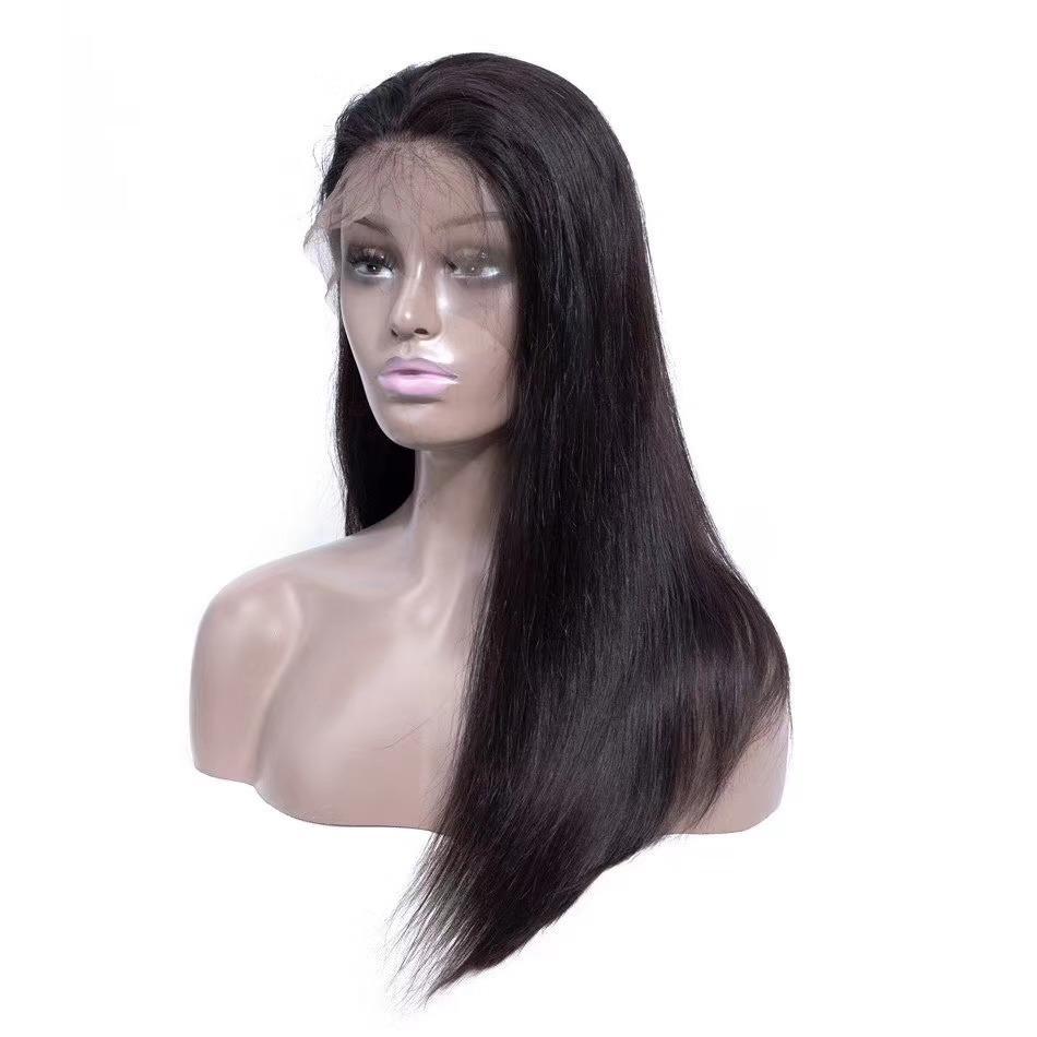 Transparent 13x1x6 Straight 13x4x1 T part Lace Frontal Human Hair Wigs - GlamAura