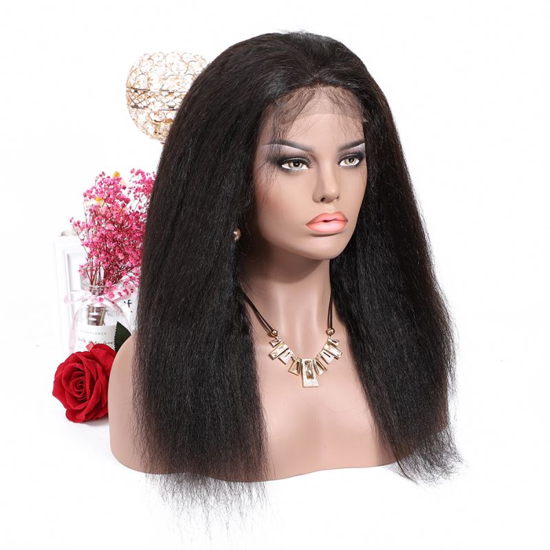 13x4x1 Kinky Straight 13x1x6 T part Lace Transparent Human Hair Wigs