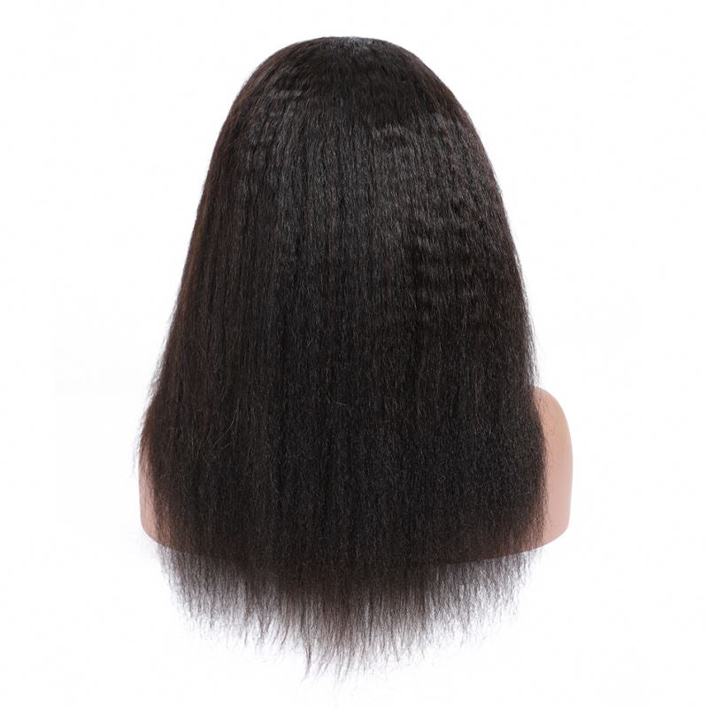 13x4x1 Kinky Straight 13x1x6 T part Lace Transparent Human Hair Wigs