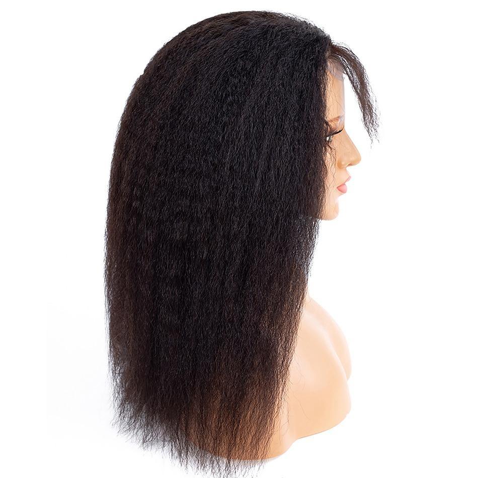 13x4x1 Kinky Straight 13x1x6 T part Lace Transparent Human Hair Wigs
